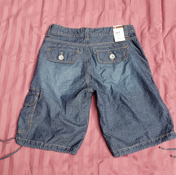 NWT Lee denim bermuda long length, lower on the waist - Picture 4 of 5